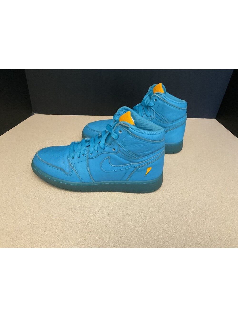 Youth’s Nike Air Jordan 1 Retro High OG G8RD Blue Lagoon GS Shoes. Size 5.5Y. - Picture 4 of 11
